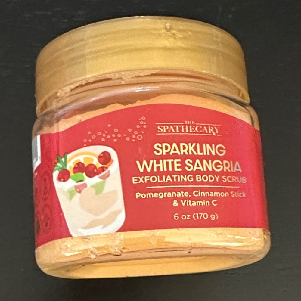Sparkling White Sangria Exfoliating Body Scrub the spathecary